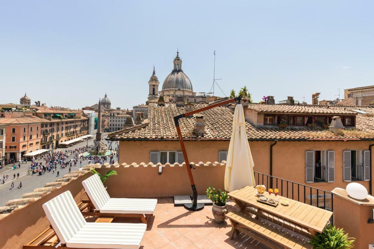 Apartmán Presidential Penthouse Navona Řím Exteriér fotografie