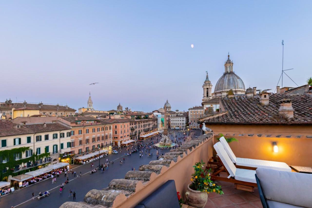 Apartmán Presidential Penthouse Navona Řím Exteriér fotografie