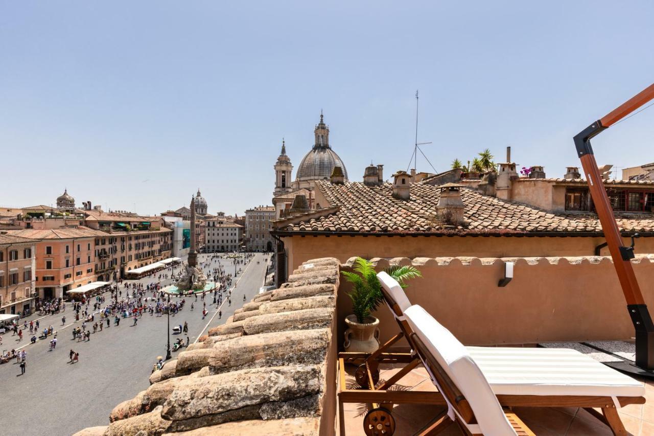 Apartmán Presidential Penthouse Navona Řím Exteriér fotografie