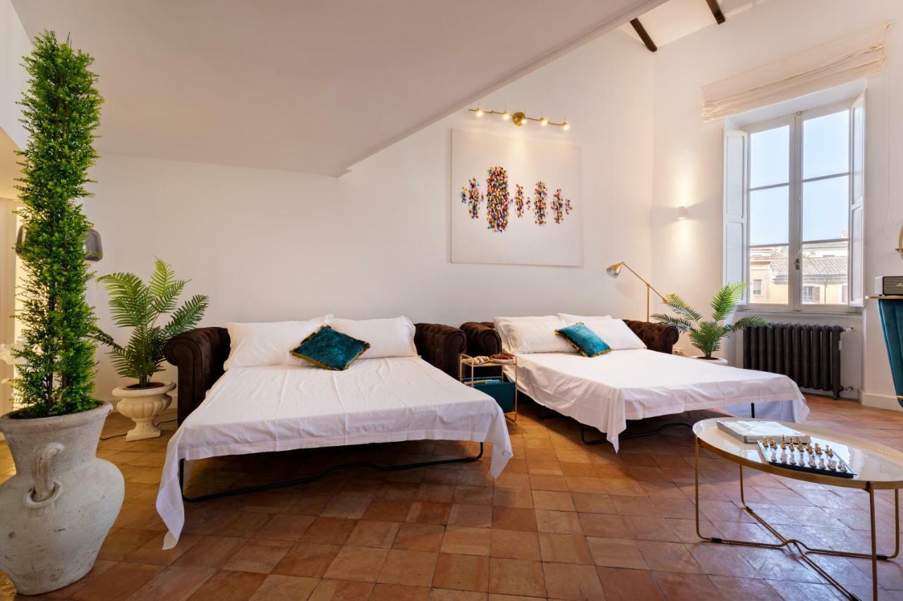 Apartmán Presidential Penthouse Navona Řím Exteriér fotografie
