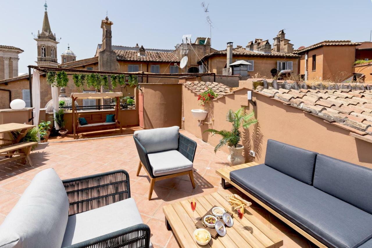 Apartmán Presidential Penthouse Navona Řím Exteriér fotografie