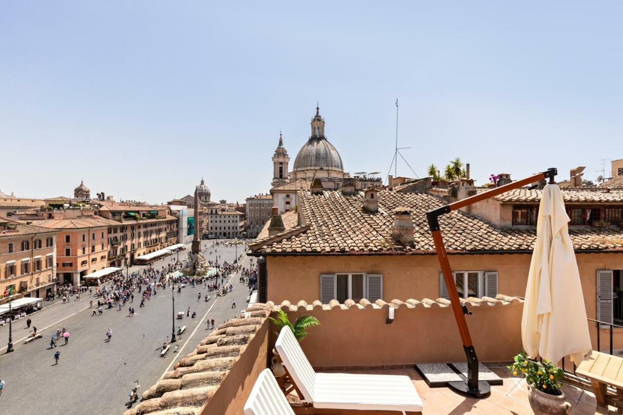 Apartmán Presidential Penthouse Navona Řím Exteriér fotografie