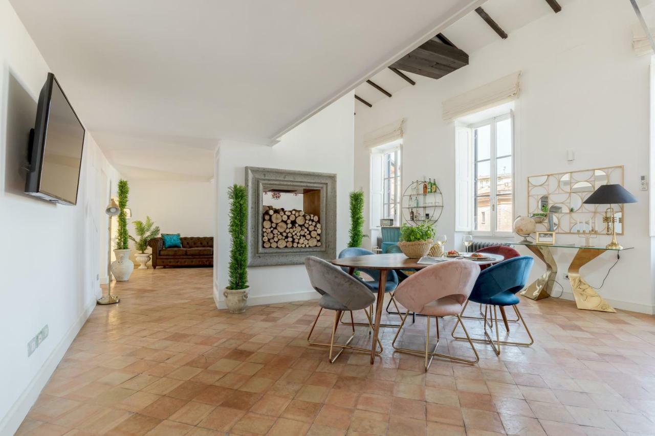 Apartmán Presidential Penthouse Navona Řím Exteriér fotografie