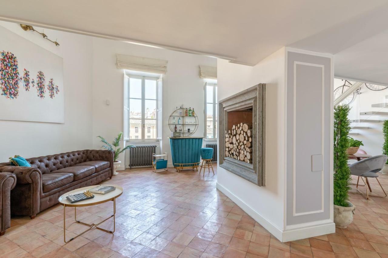 Apartmán Presidential Penthouse Navona Řím Exteriér fotografie