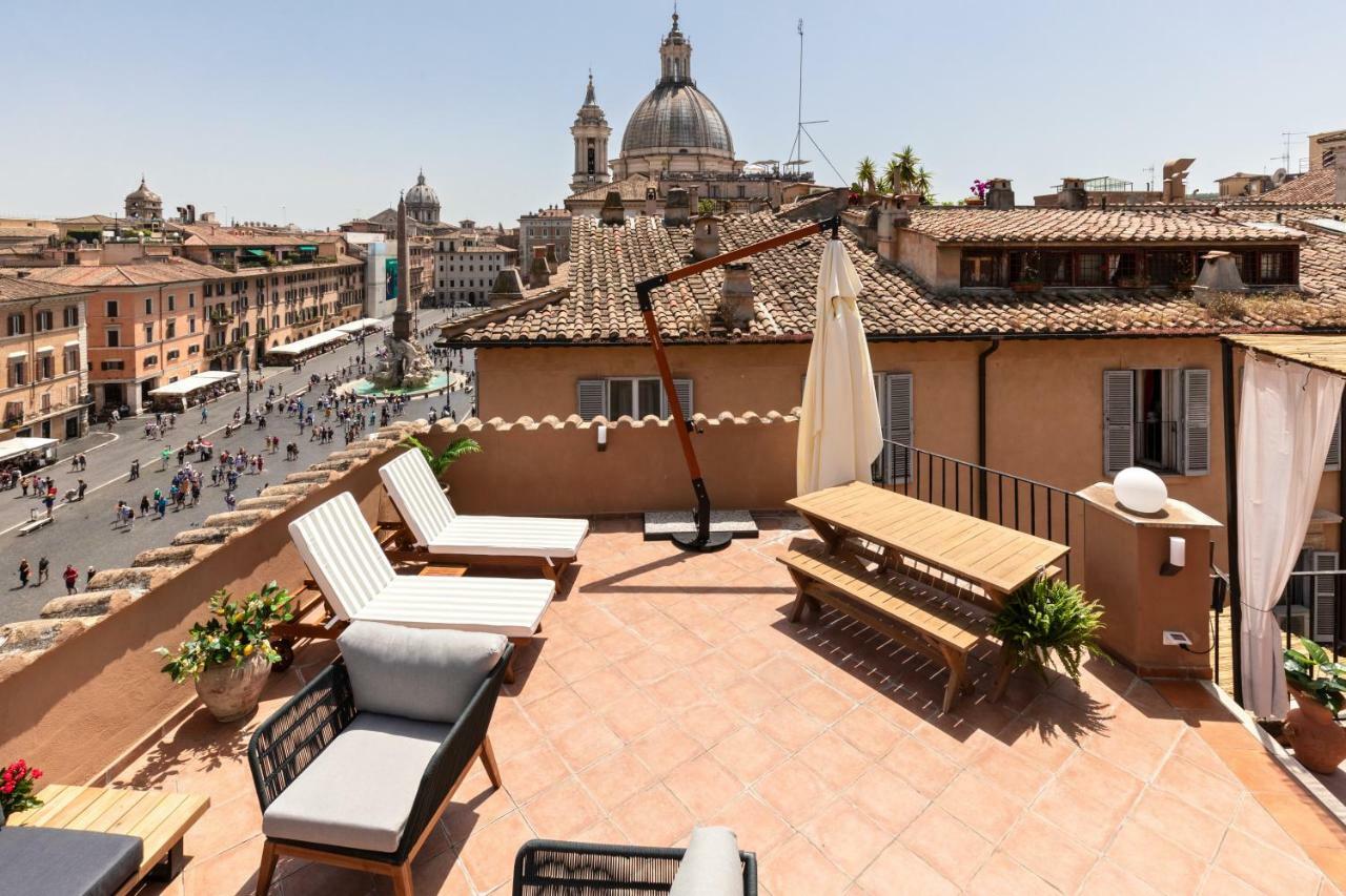 Apartmán Presidential Penthouse Navona Řím Exteriér fotografie
